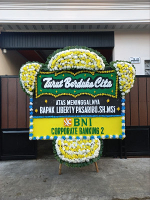 Papan Bunga Duka di Kayu Agung