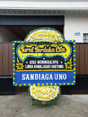 Papan Bunga Duka di Kayu Agung