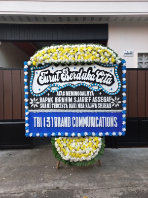 Papan Bunga Duka di Kayu Agung
